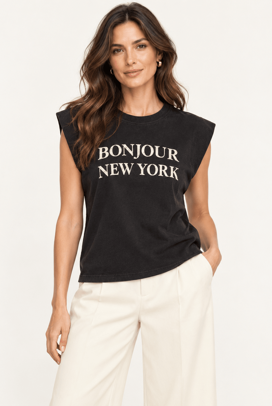 Steve Madden Bonjour New York Top - Fleur-De-Lis Boutique
