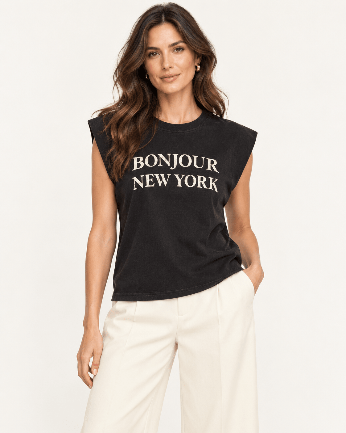 Steve Madden Bonjour New York Top - Fleur-De-Lis Boutique