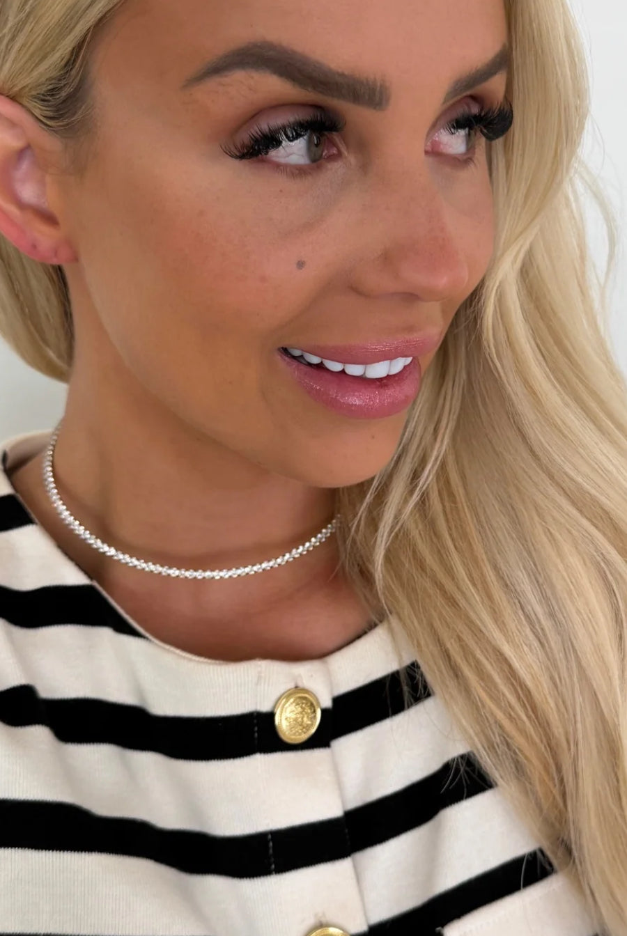 Chansutt Pearls Luxe Tennis Necklace - Fleur - De - Lis Boutique