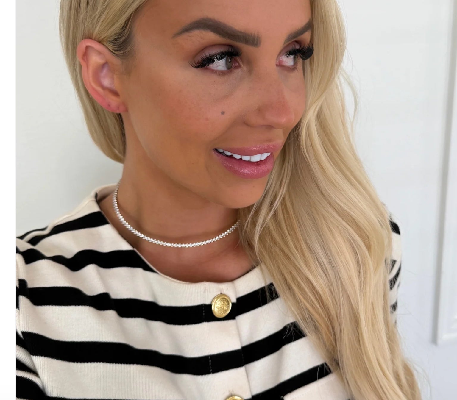 Chansutt Pearls Luxe Tennis Necklace - Fleur - De - Lis Boutique