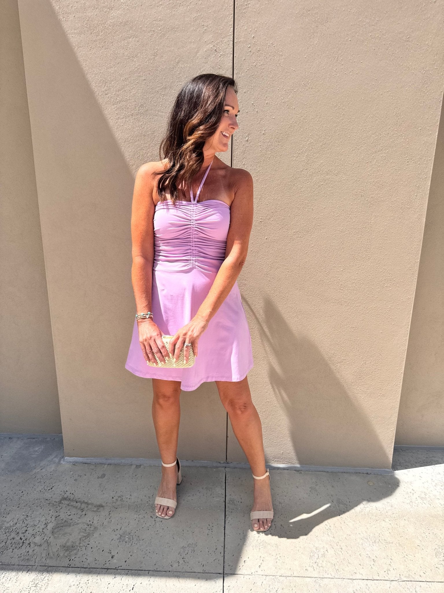 Halter Diamond Dress - Fleur - De - Lis Boutique