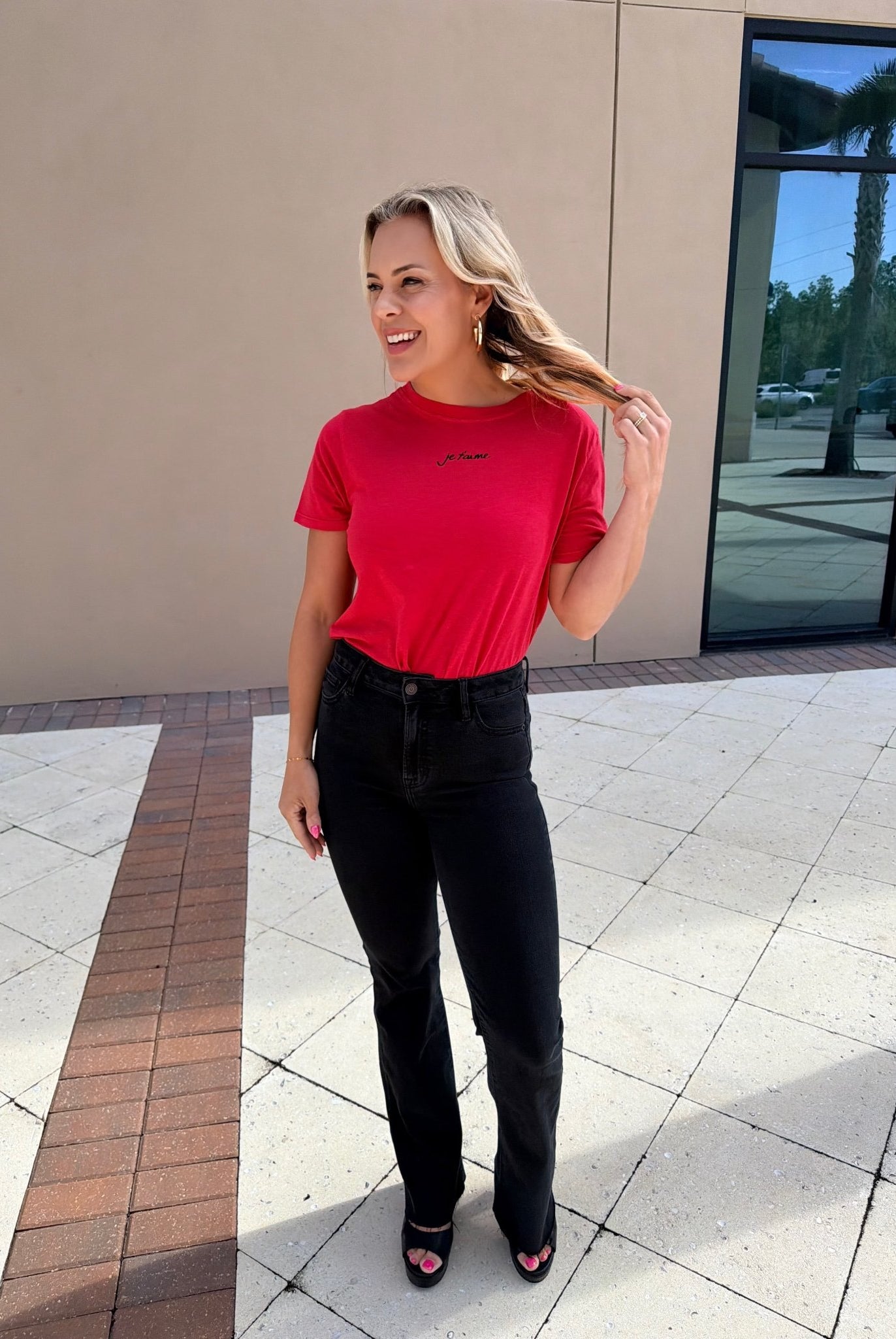 Elan Je T’aime T-shirt - Fleur - De - Lis Boutique