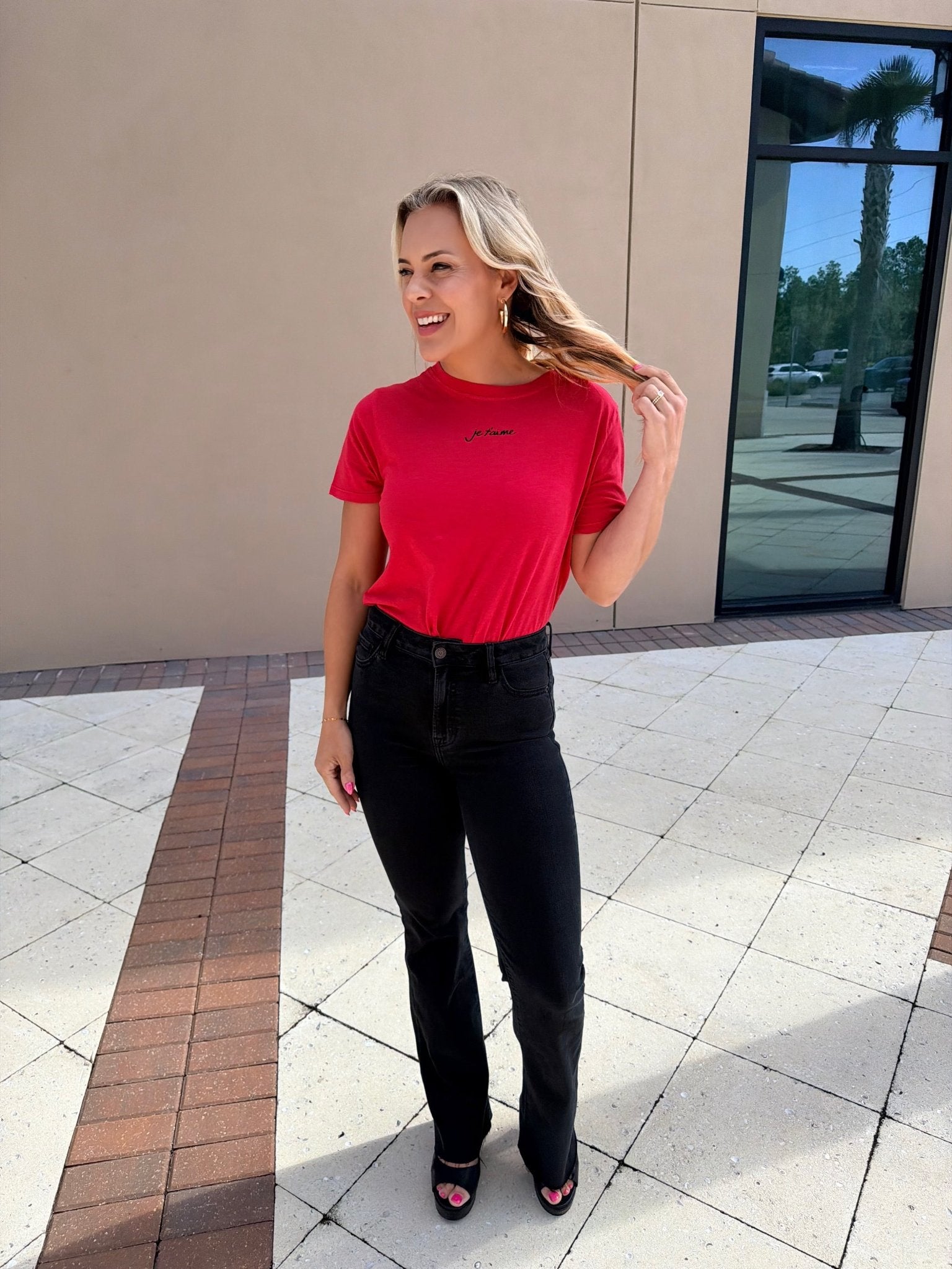 Elan Je T’aime T-shirt - Fleur - De - Lis Boutique