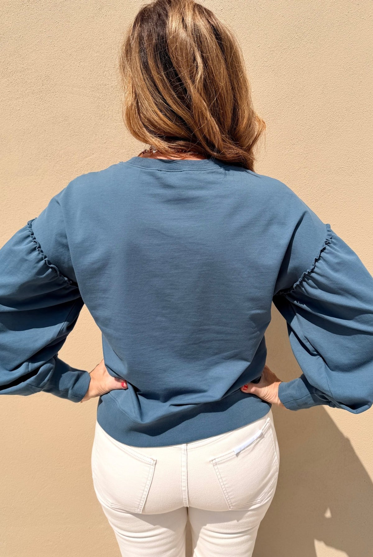 Another Love Jasmira Top Foggy Waters - Fleur-De-Lis Boutique