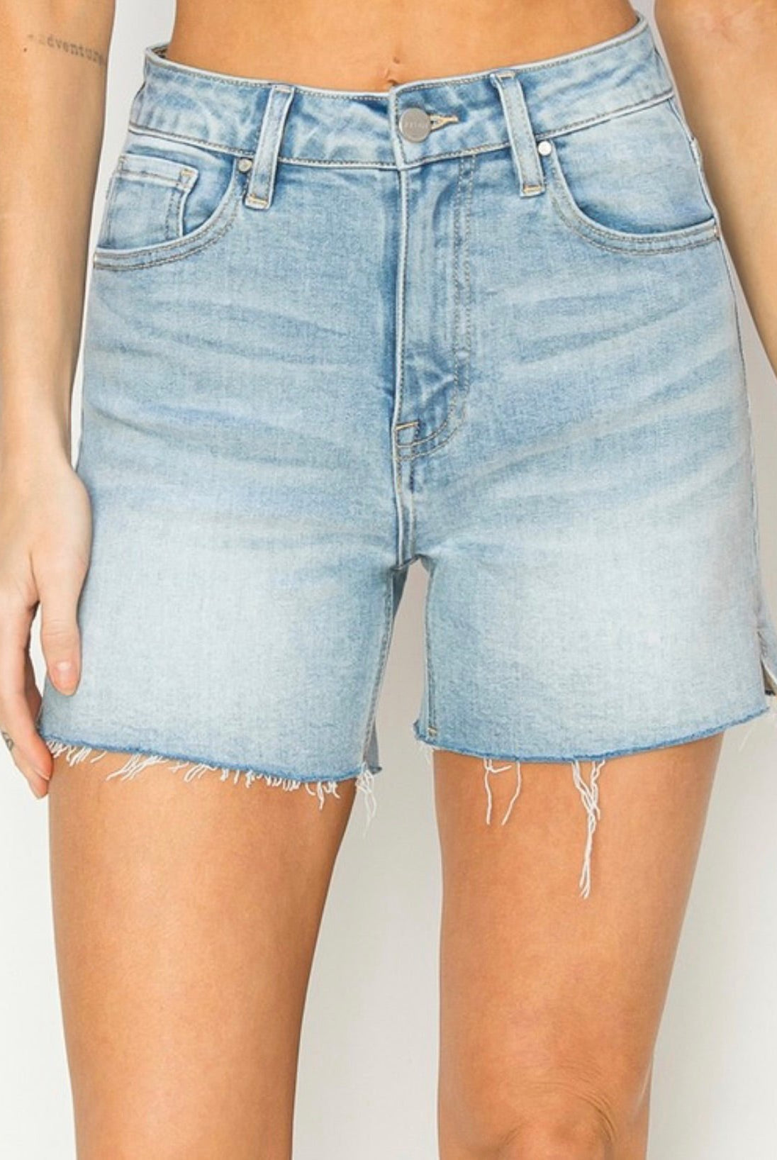 Risen Tinsley Denim Shorts - Fleur - De - Lis Boutique