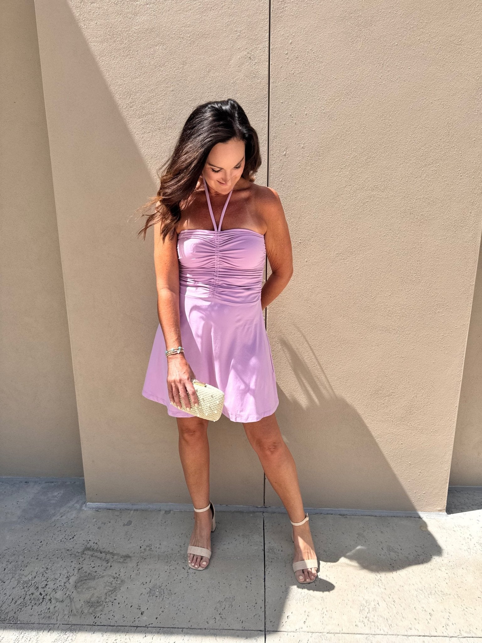 Halter Diamond Dress - Fleur - De - Lis Boutique
