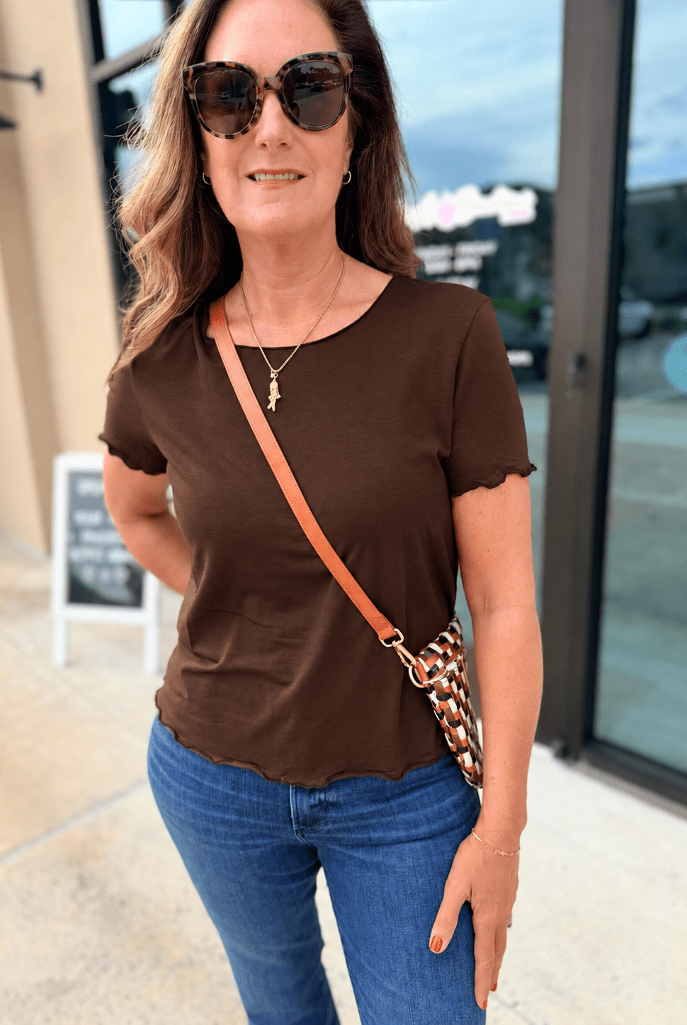 Another Love Tati Top Espresso Bean - Fleur-De-Lis Boutique