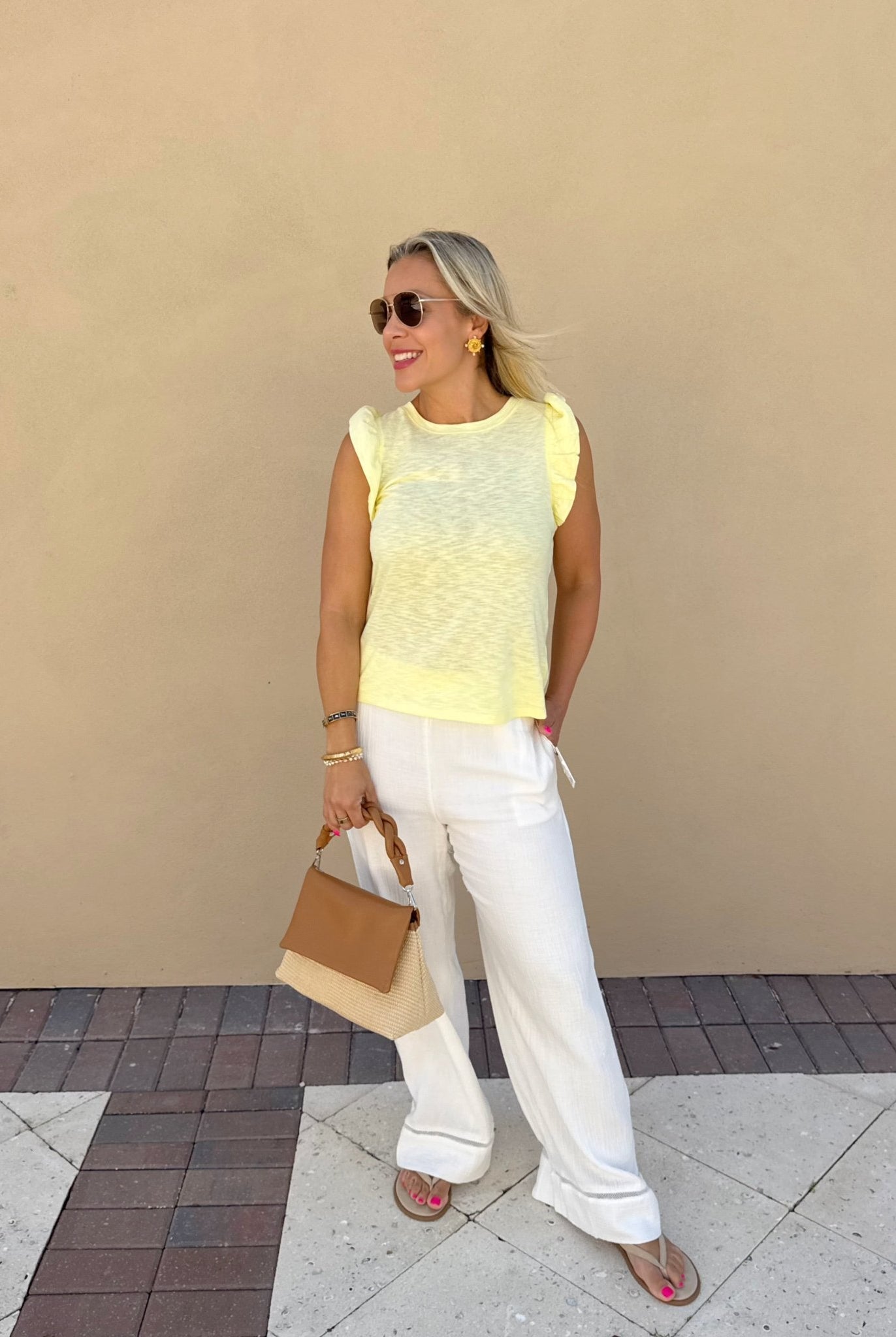 Another Love North Top Wax Yellow - Fleur - De - Lis Boutique