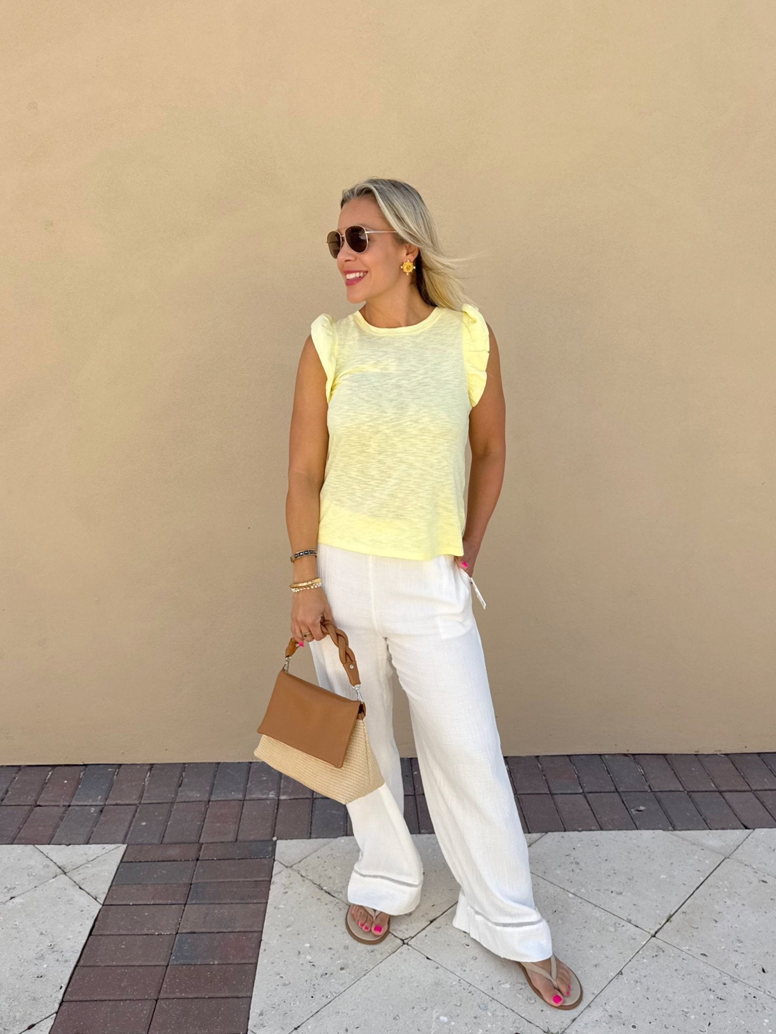 Another Love North Top Wax Yellow - Fleur - De - Lis Boutique