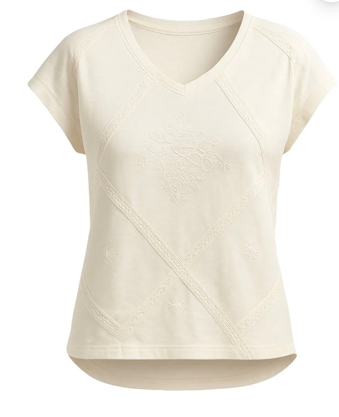 Another Love Graciela Vintage Cream Top - Fleur - De - Lis Boutique