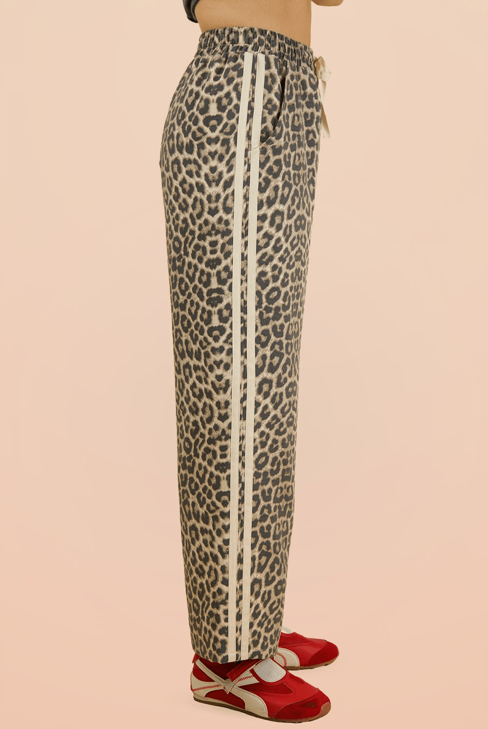 KDL Cheetah Pant with Racing Stripes - Fleur-De-Lis Boutique