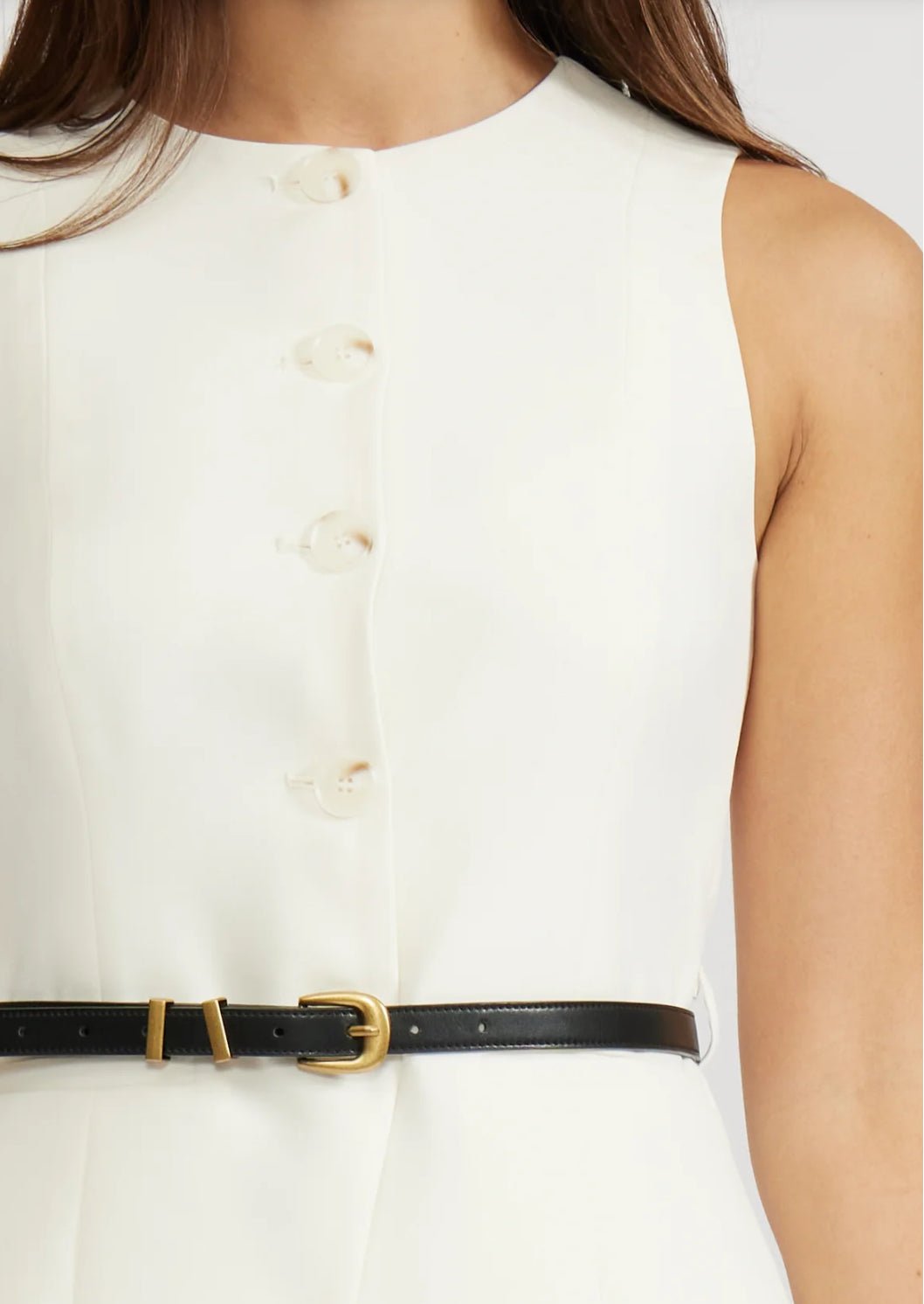 Lucy Paris Anna Belted Vest - Fleur - De - Lis Boutique