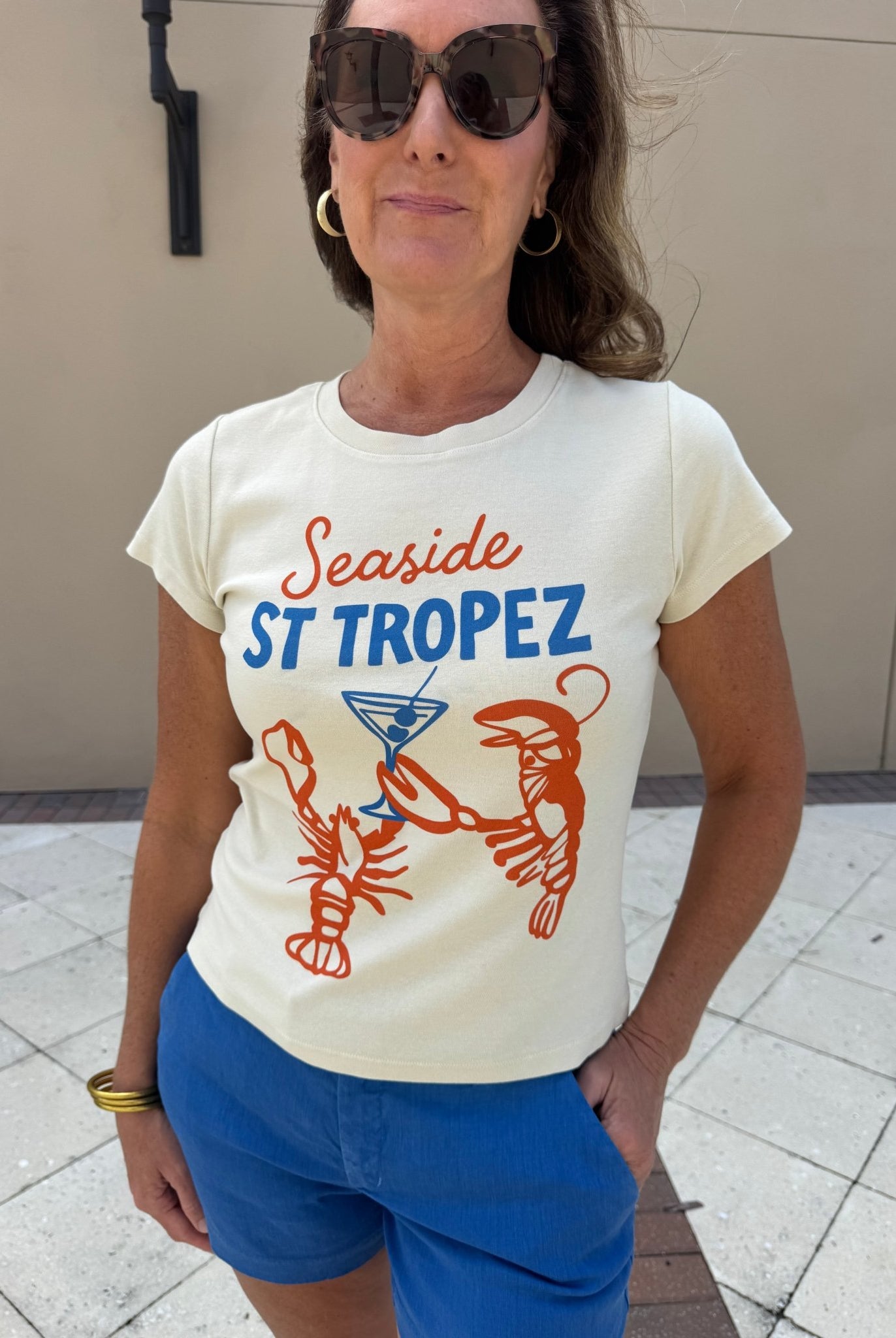 People of Leisure Sea Side Baby Tee - Fleur - De - Lis Boutique