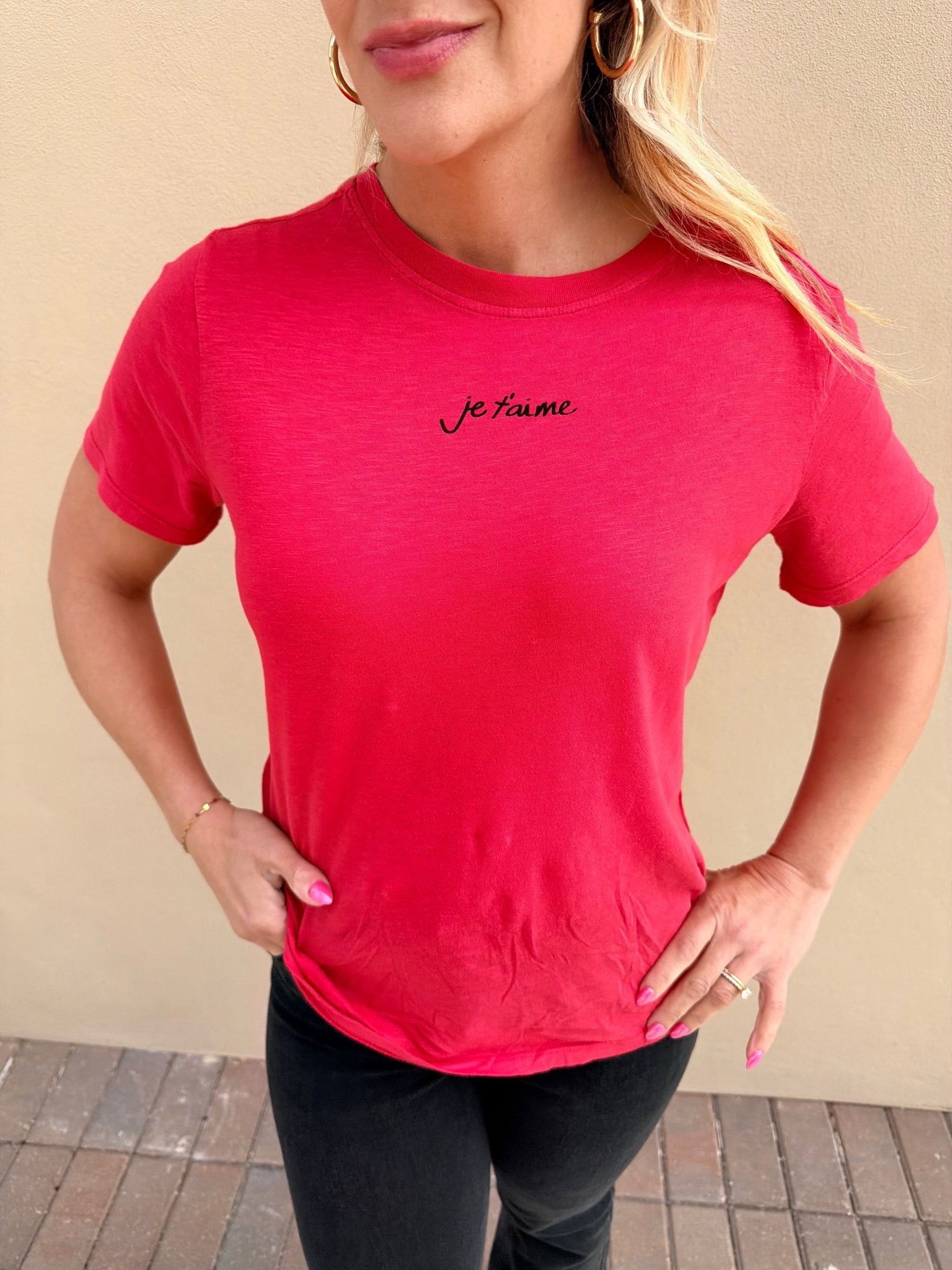 Elan Je T’aime T-shirt - Fleur - De - Lis Boutique