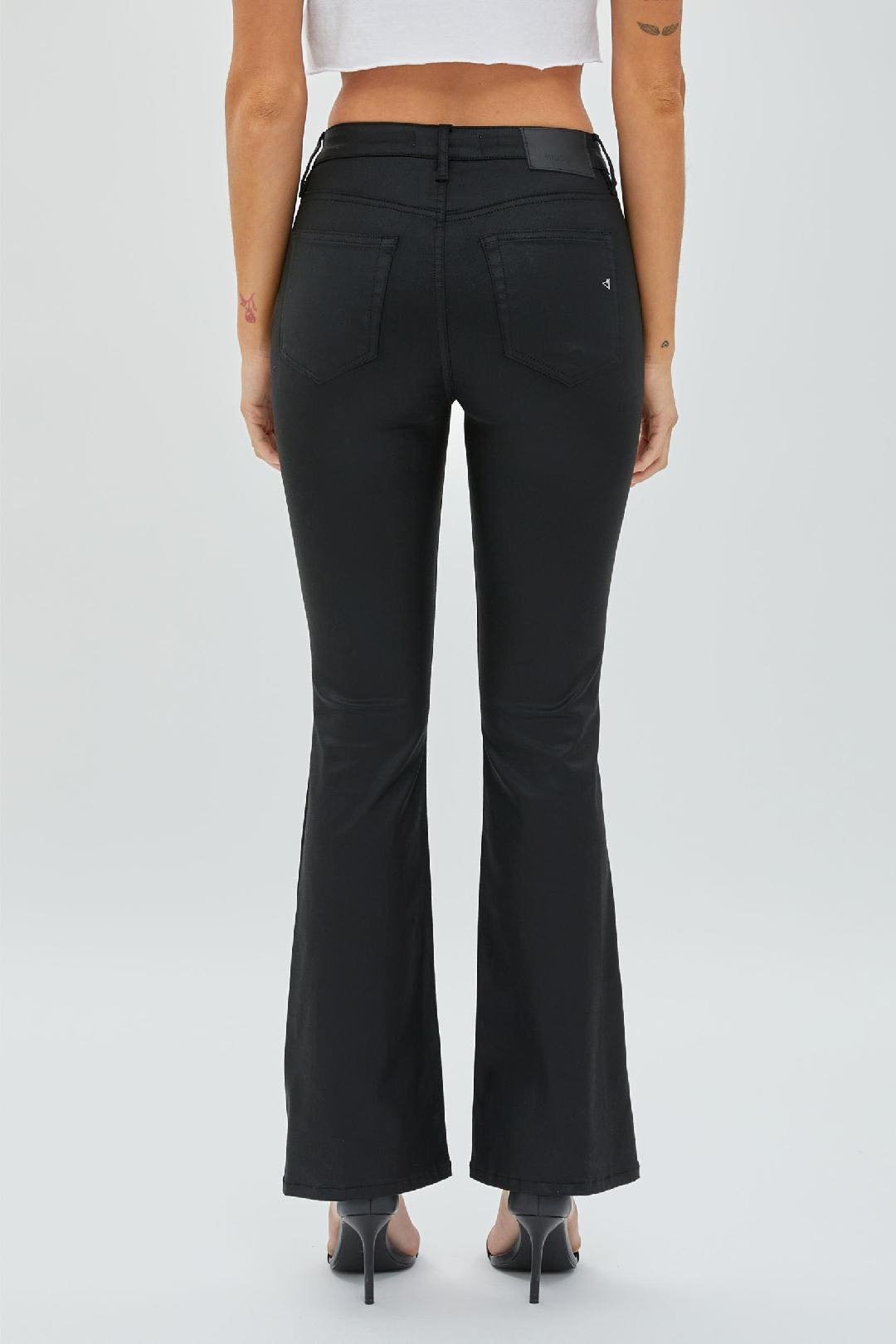 The Happi Coated Clean Stretch Flare - Hidden Denim - Fleur - De - Lis Boutique