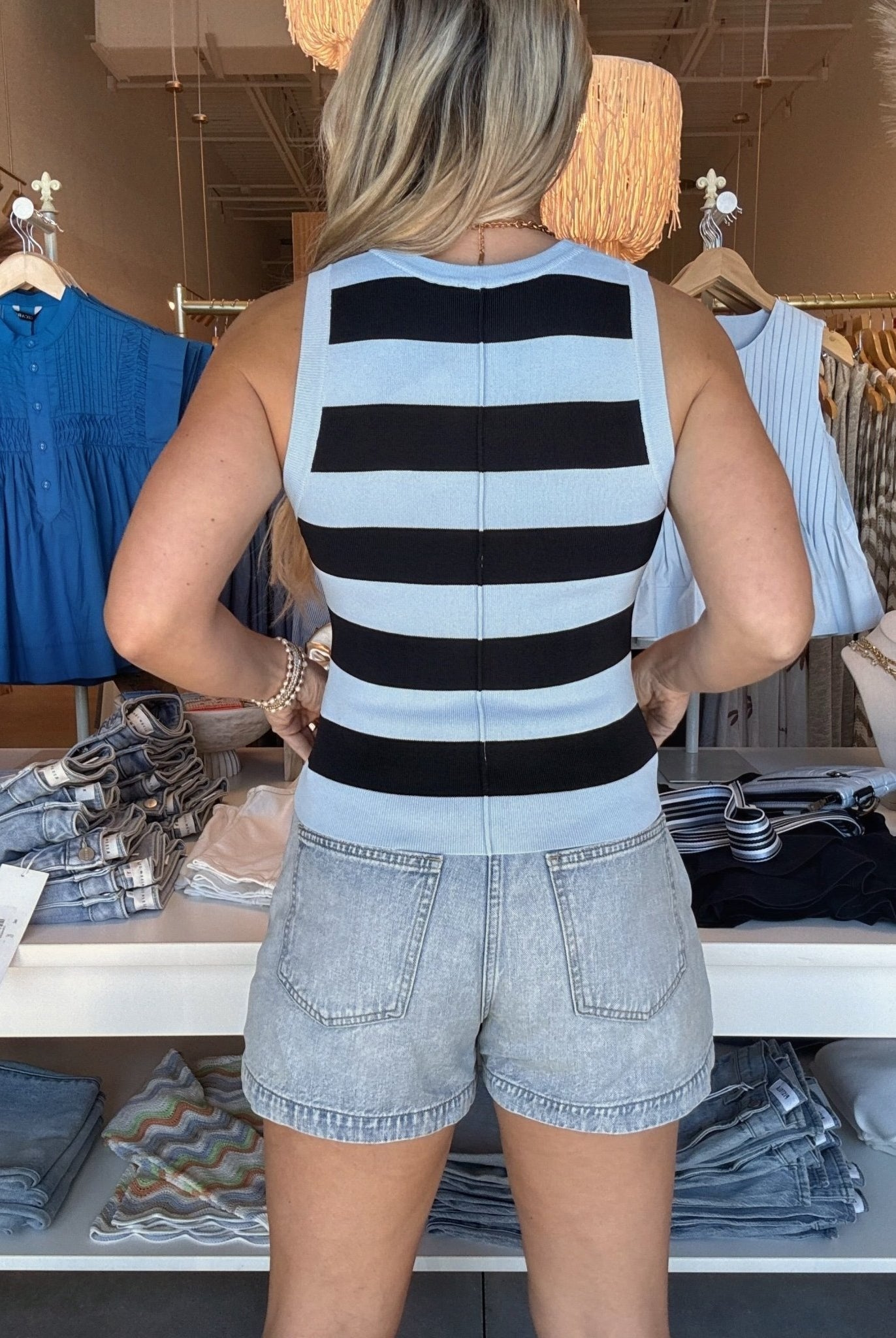 Lucy Paris Curren Striped Tank - Fleur - De - Lis Boutique