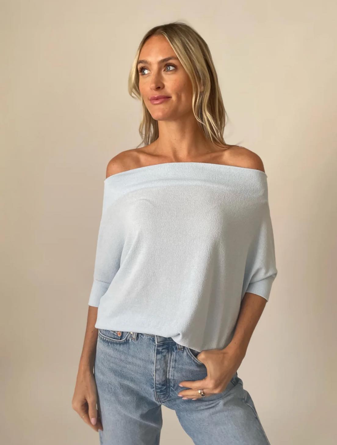 The Anywhere Top - Light Blue - Fleur - De - Lis Boutique