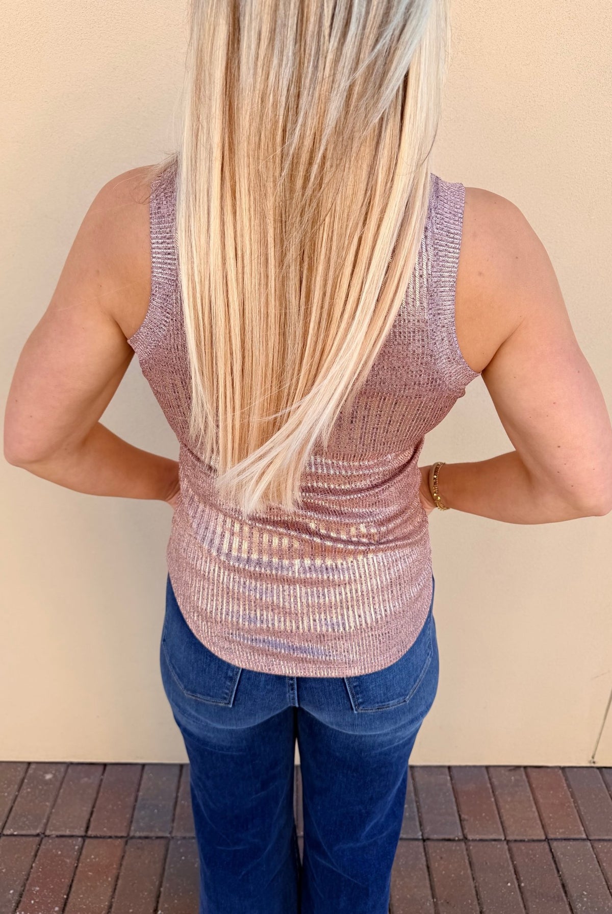 Another Love Cleo Top Rose Gold - Fleur-De-Lis Boutique