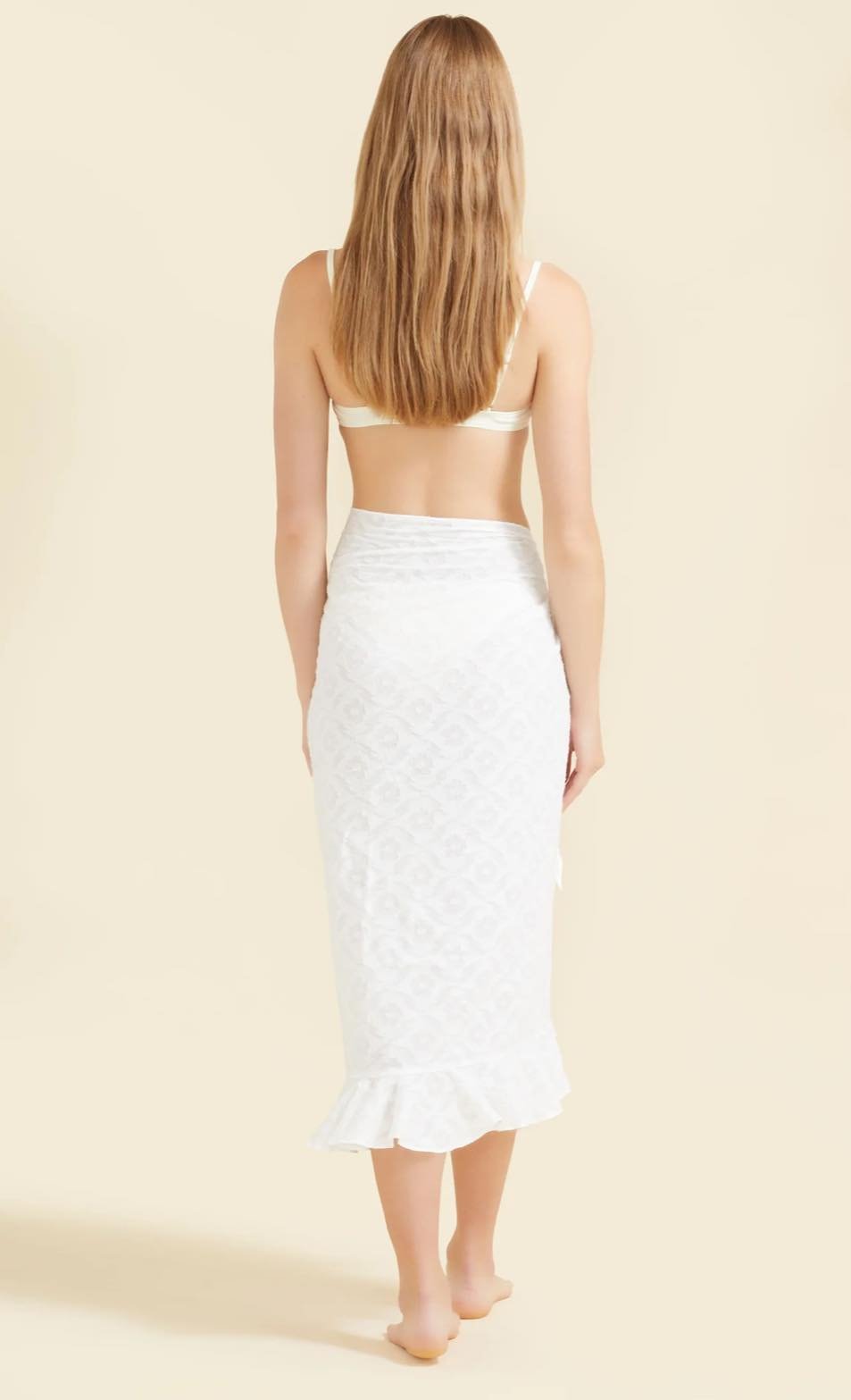 Siena Sarong - White - Fleur - De - Lis Boutique
