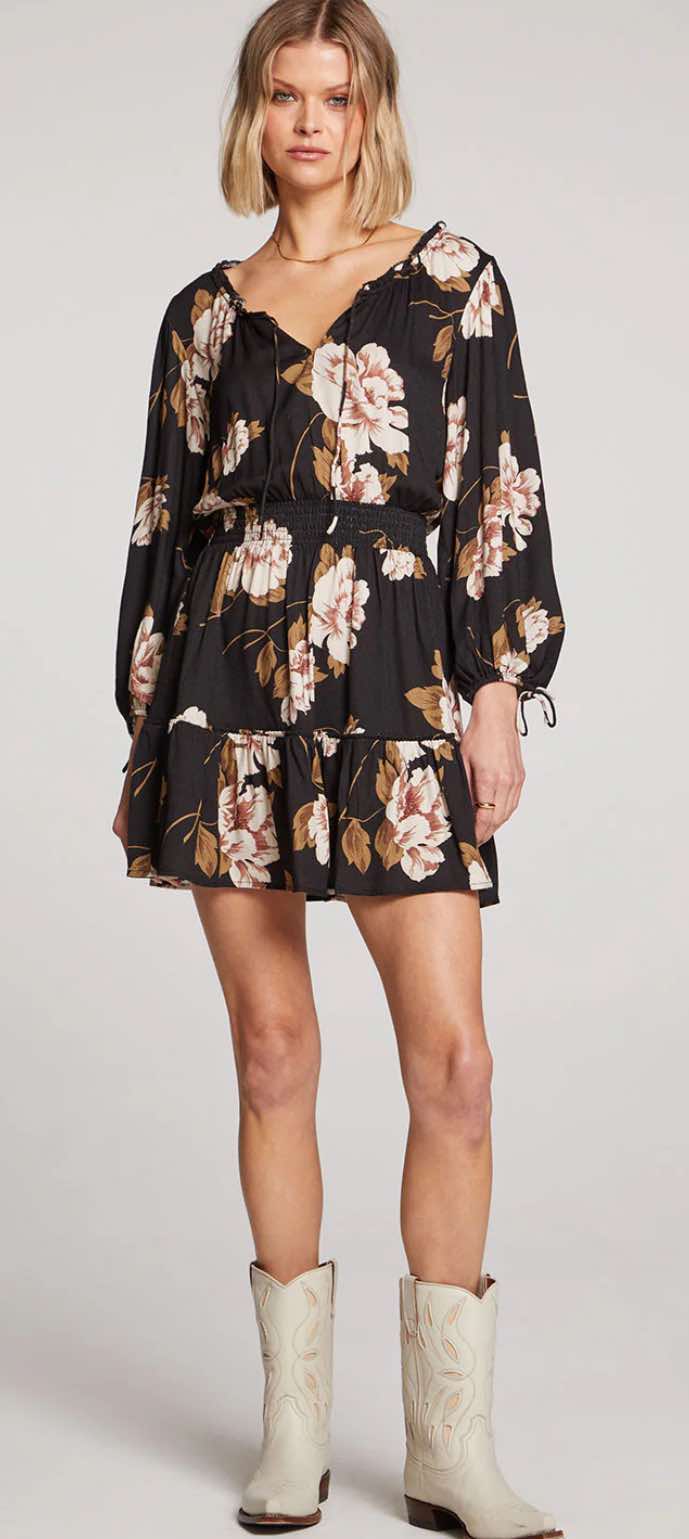 Saltwater Luxe Diana Mini Dress - Fleur - De - Lis Boutique