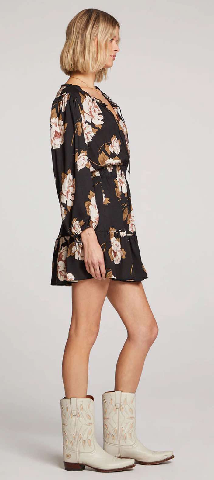 Saltwater Luxe Diana Mini Dress - Fleur - De - Lis Boutique