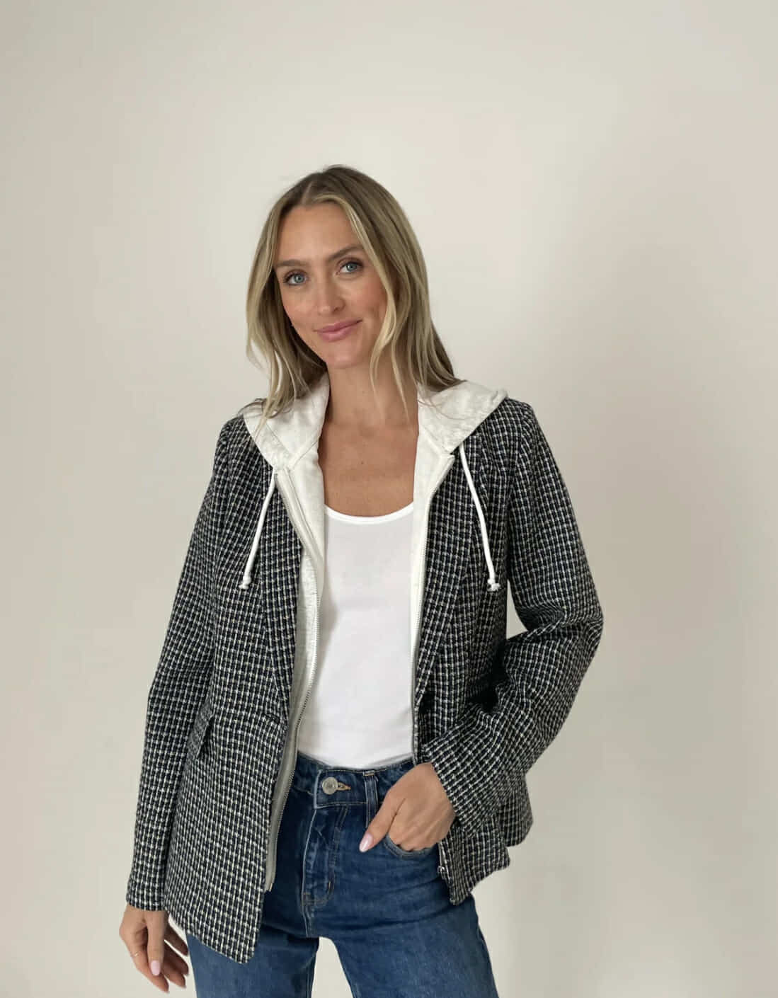 Drew Versatile Tweed Blazer - Fleur - De - Lis Boutique