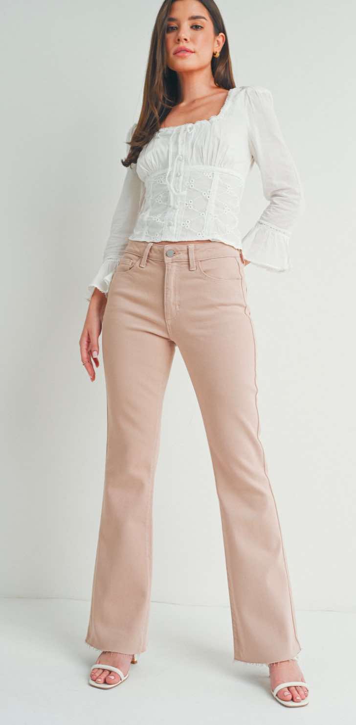 Just Black Denim Bligh Flare Jean - Fleur - De - Lis Boutique