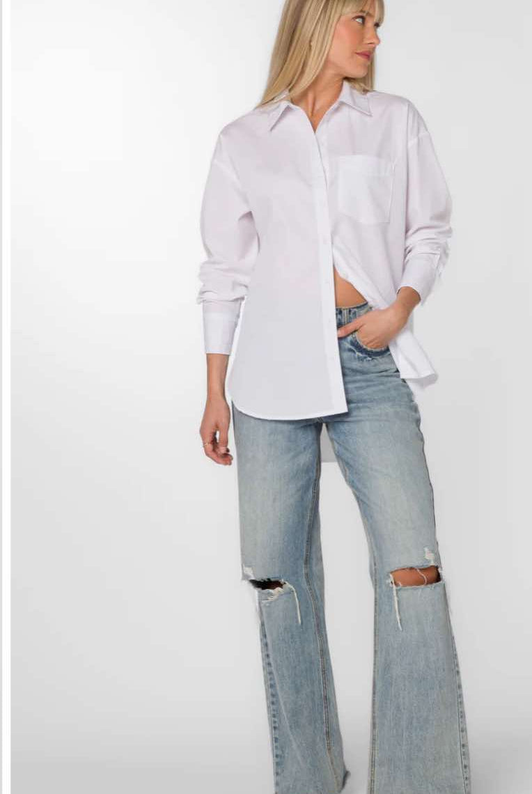 Weylon Optic White Shirt - Velvet Heart - Fleur - De - Lis Boutique