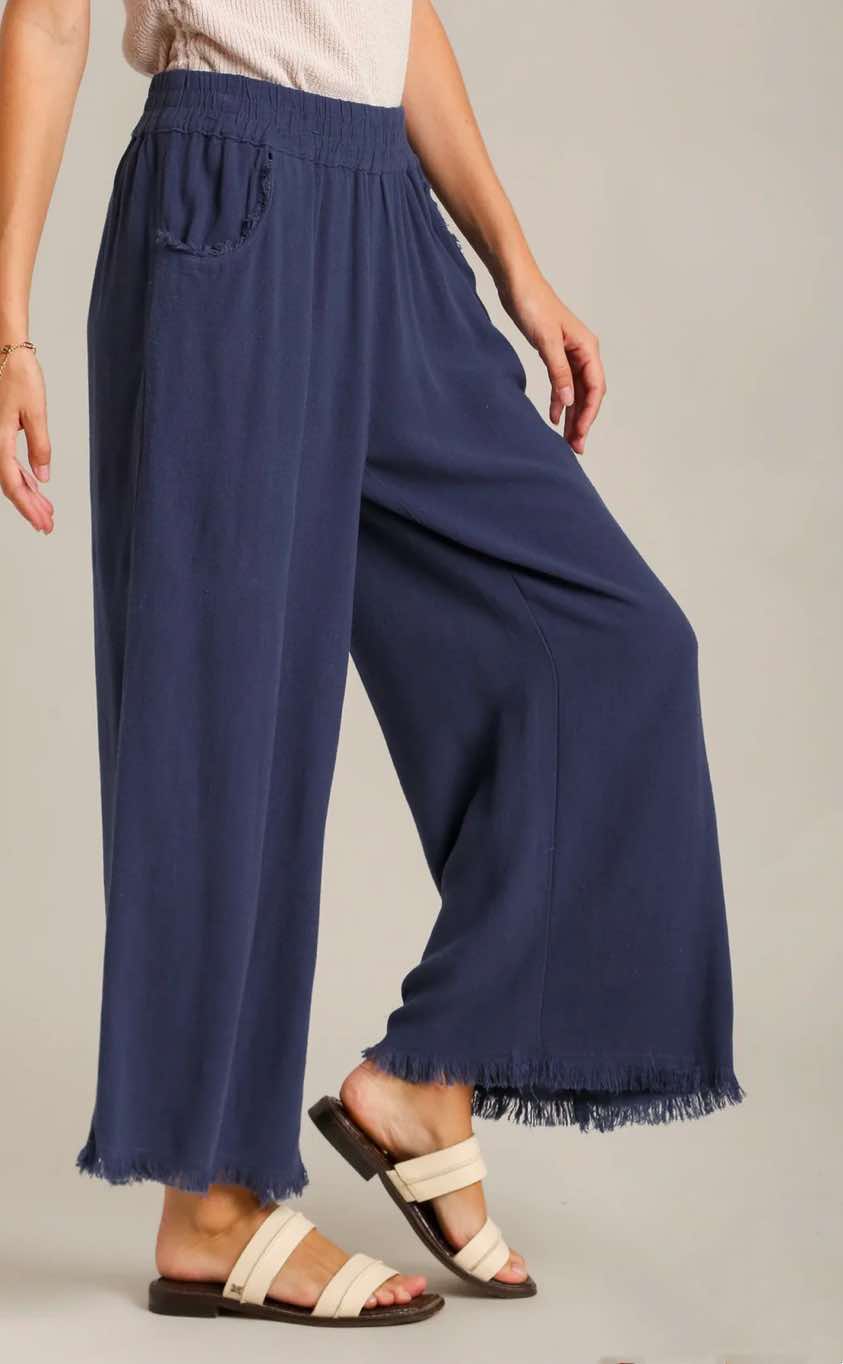 The Drift Pant - Navy - Fleur - De - Lis Boutique