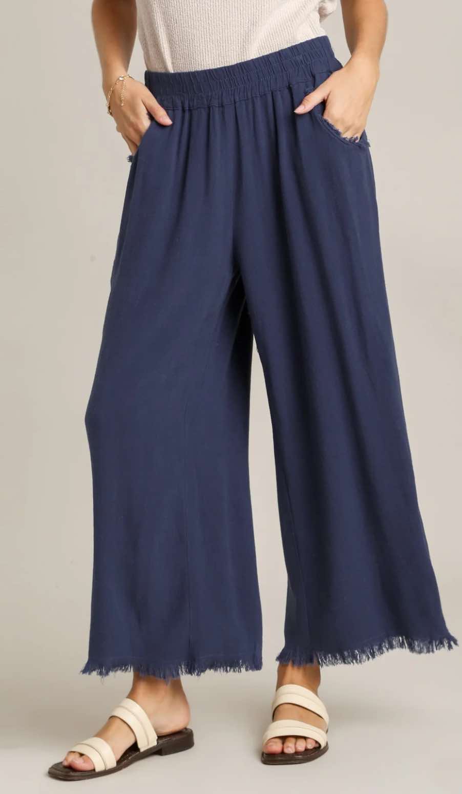 The Drift Pant - Navy - Fleur - De - Lis Boutique
