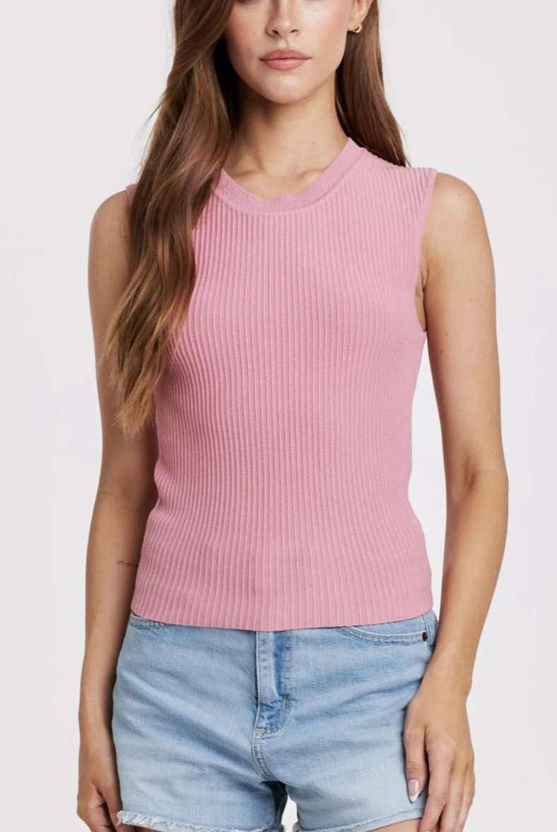 Stirling Rib Tank - Fleur - De - Lis Boutique