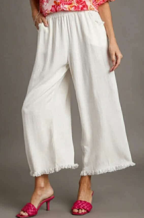 The Drift Pant - White - Fleur - De - Lis Boutique