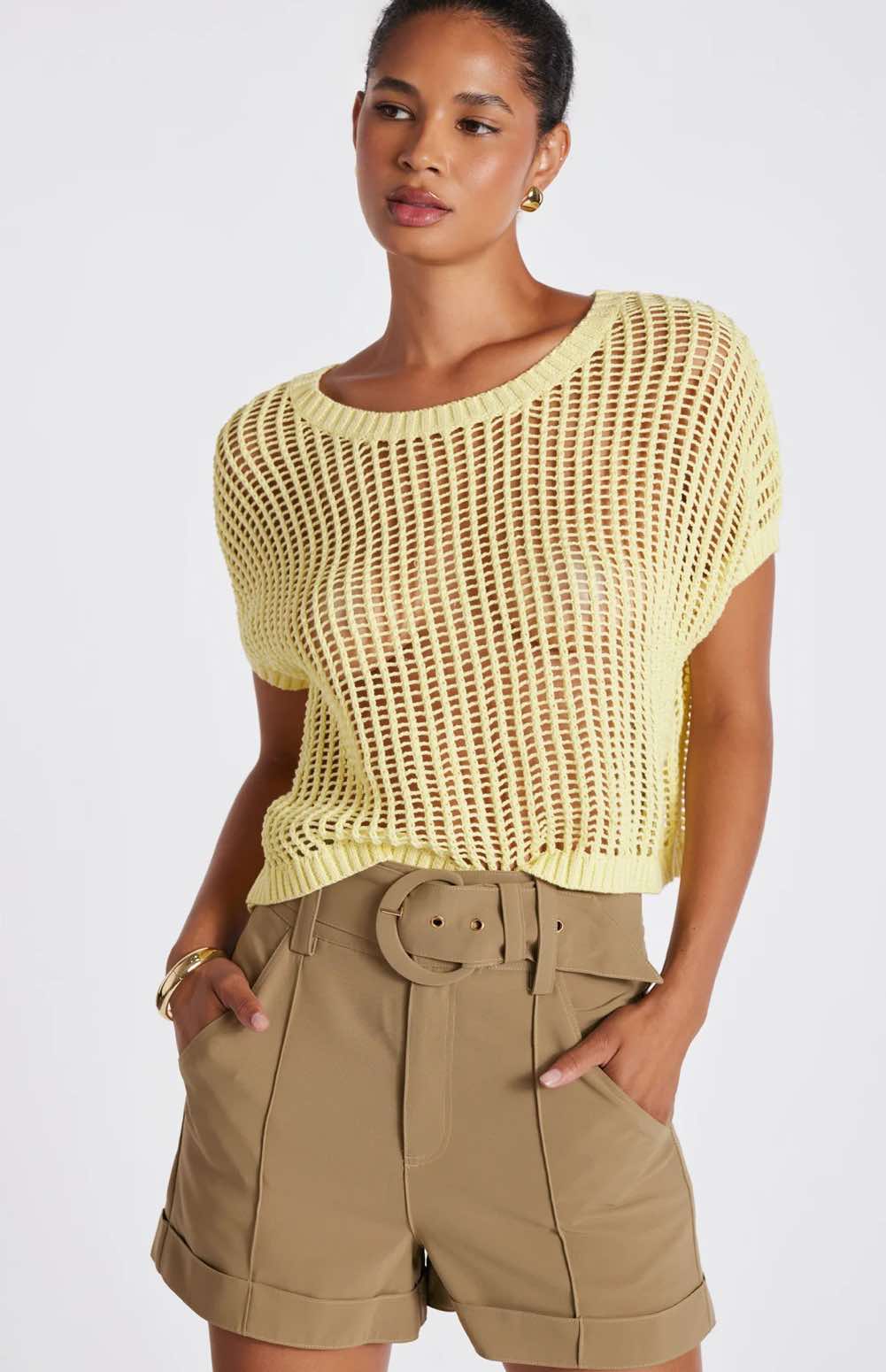 Bishop + Young Astrid Belted Short - Fleur - De - Lis Boutique