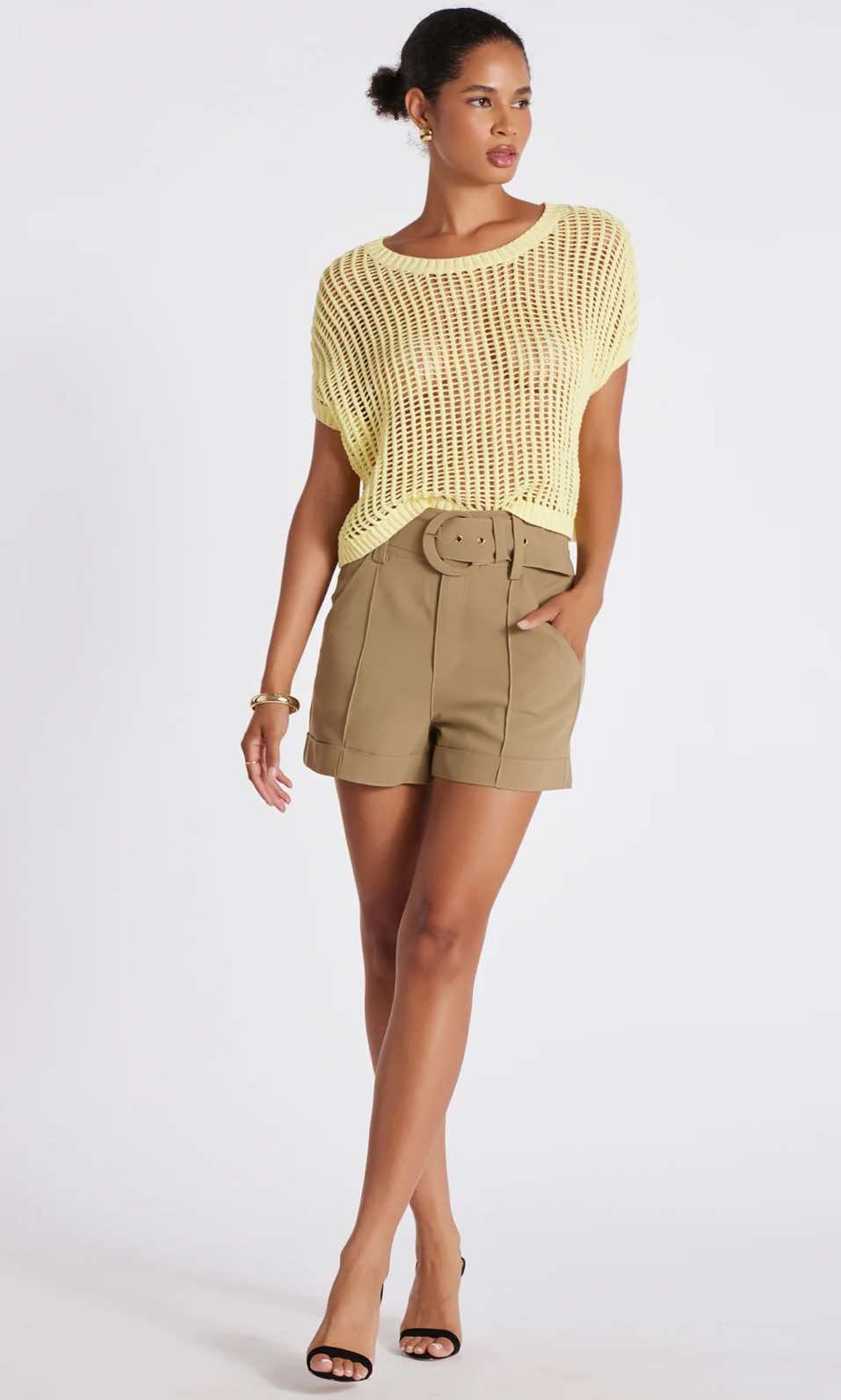 Bishop + Young Astrid Belted Short - Fleur - De - Lis Boutique