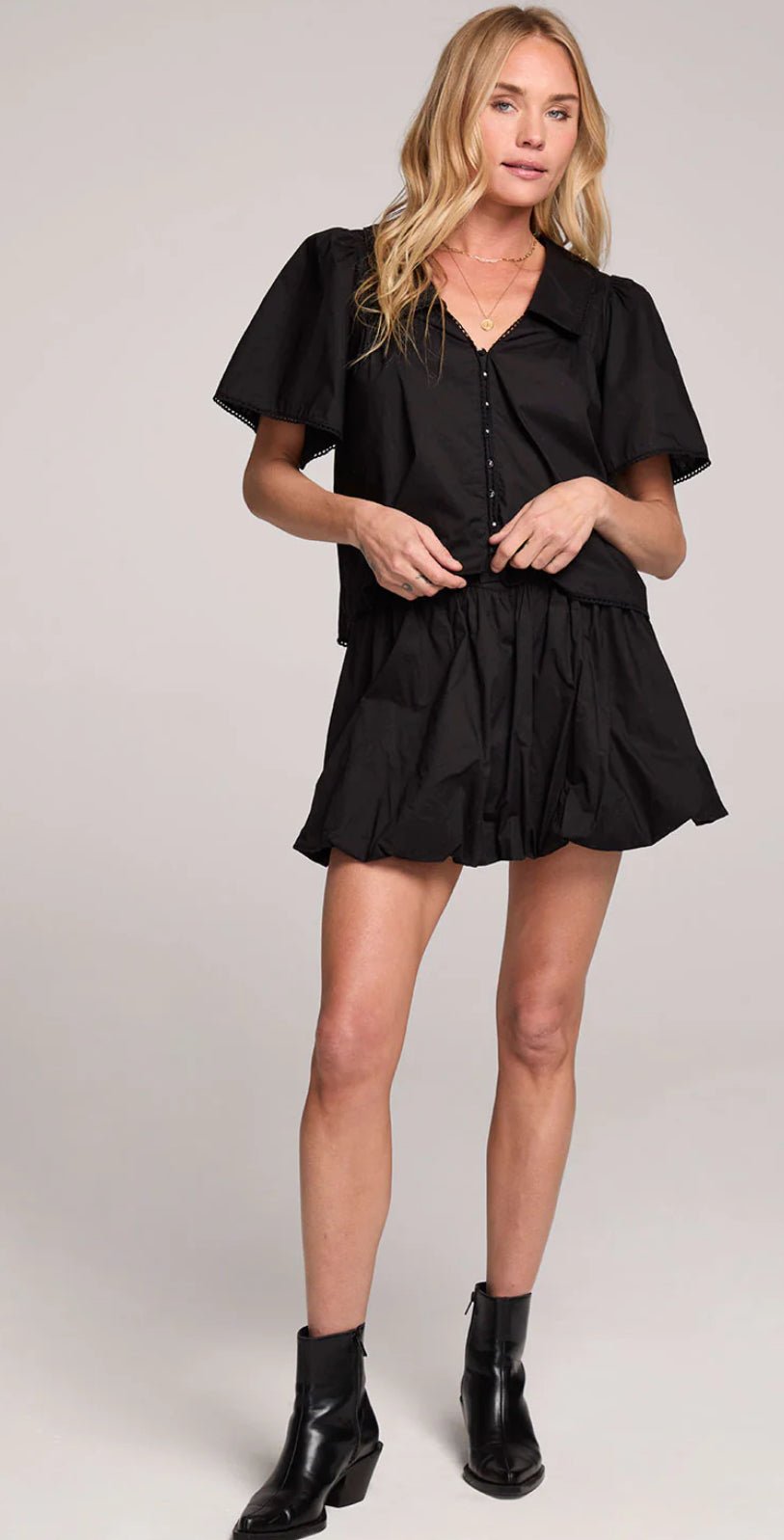 Saltwater Luxe Aleina Mini Skirt - Fleur - De - Lis Boutique