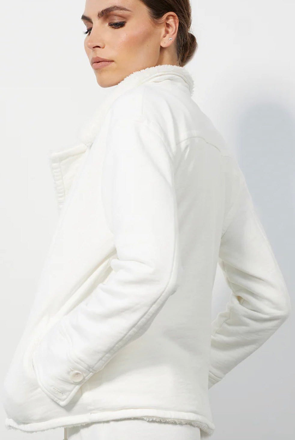 Bobi Los Angeles Sherpa - Lined Peacoat - Fleur - De - Lis Boutique