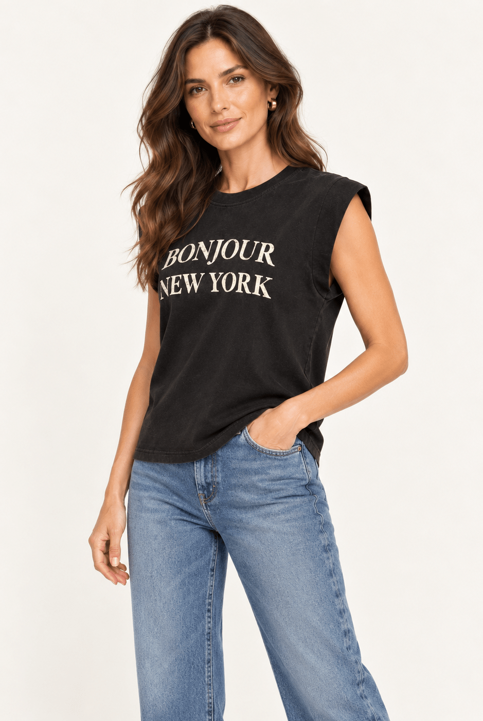 Steve Madden Bonjour New York Top - Fleur-De-Lis Boutique