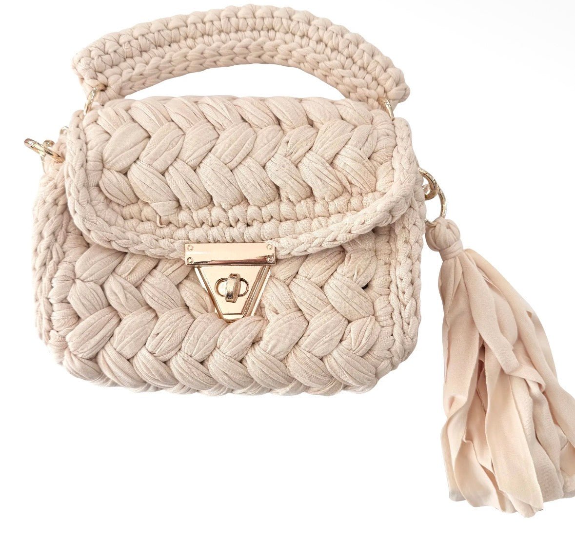 Gemelli Alexis Bag- Cream - Fleur-De-Lis Boutique