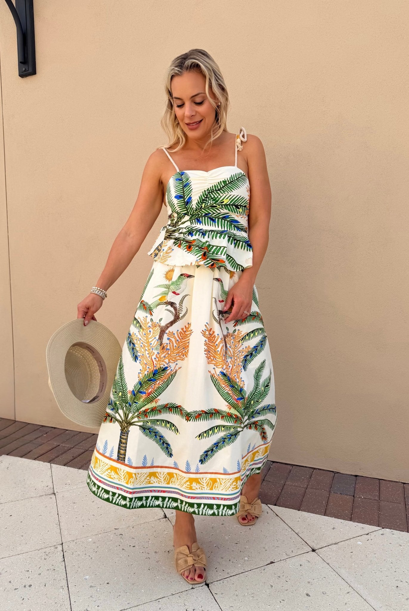 Aylaya Faith Scallop Waistband Long Skirt - Fleur - De - Lis Boutique