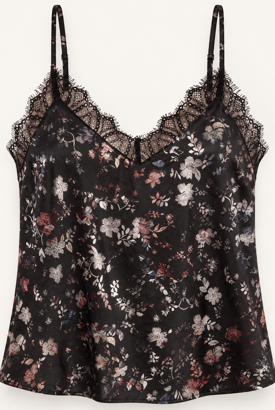 The Fleur Noir Lace Cami - Fleur-De-Lis Boutique