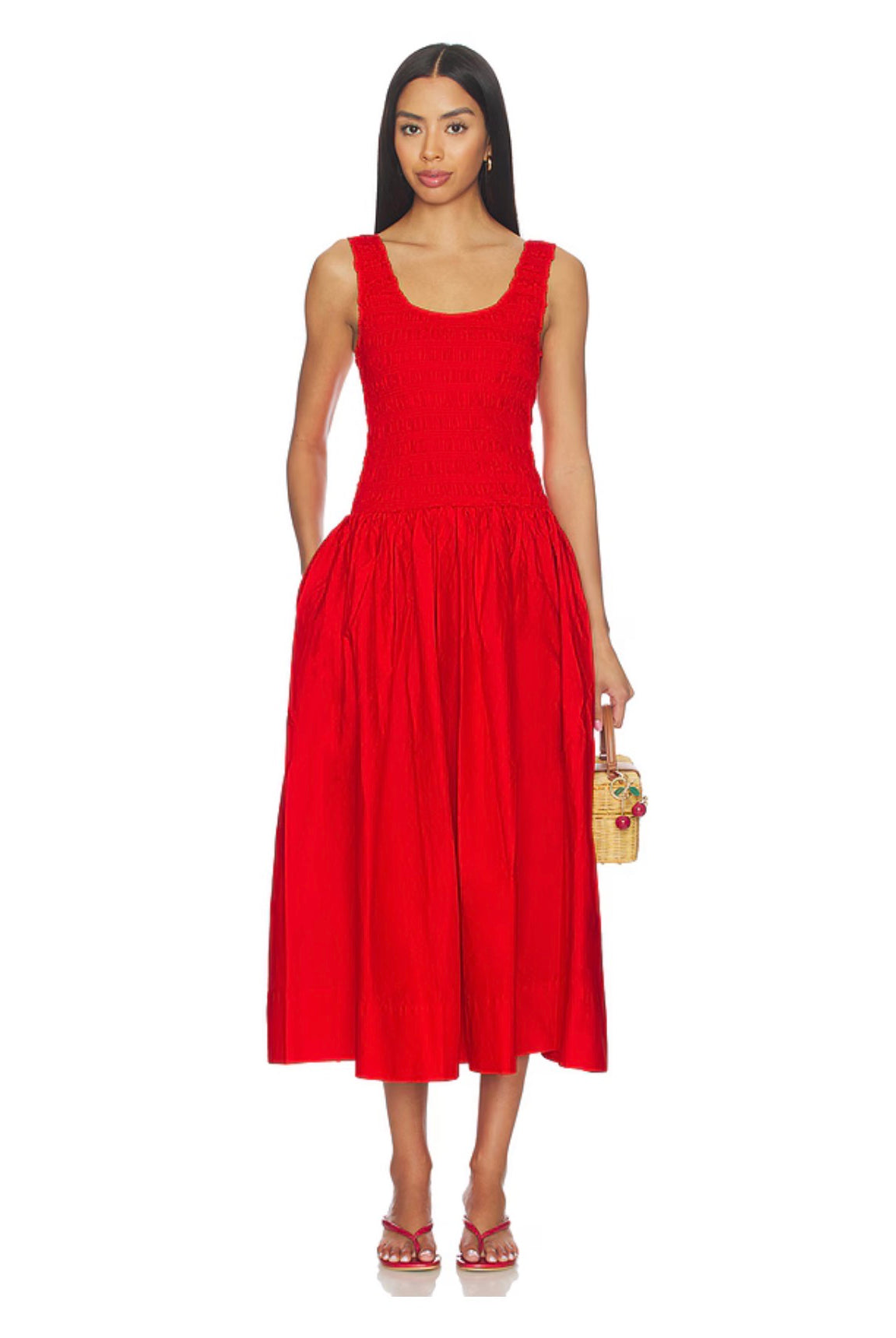 Pistola Alessia Dress Maraschino - Fleur - De - Lis Boutique