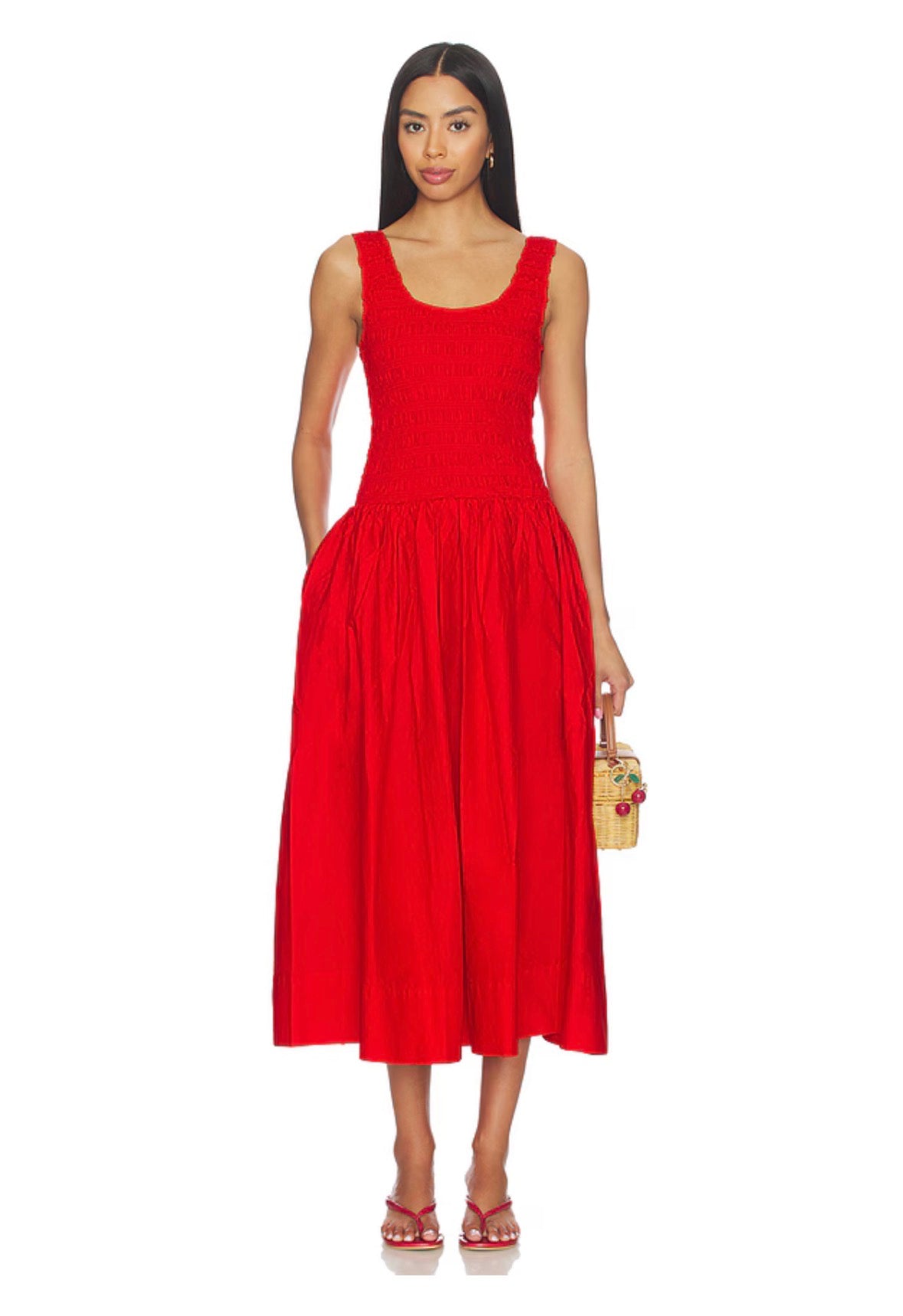 Pistola Alessia Dress Maraschino - Fleur - De - Lis Boutique