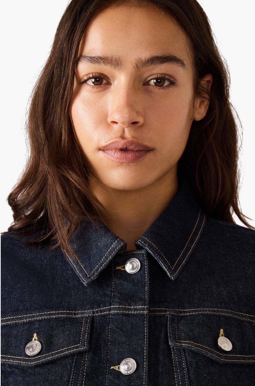 Steve Madden Denim Trucker Jacket - Fleur - De - Lis Boutique