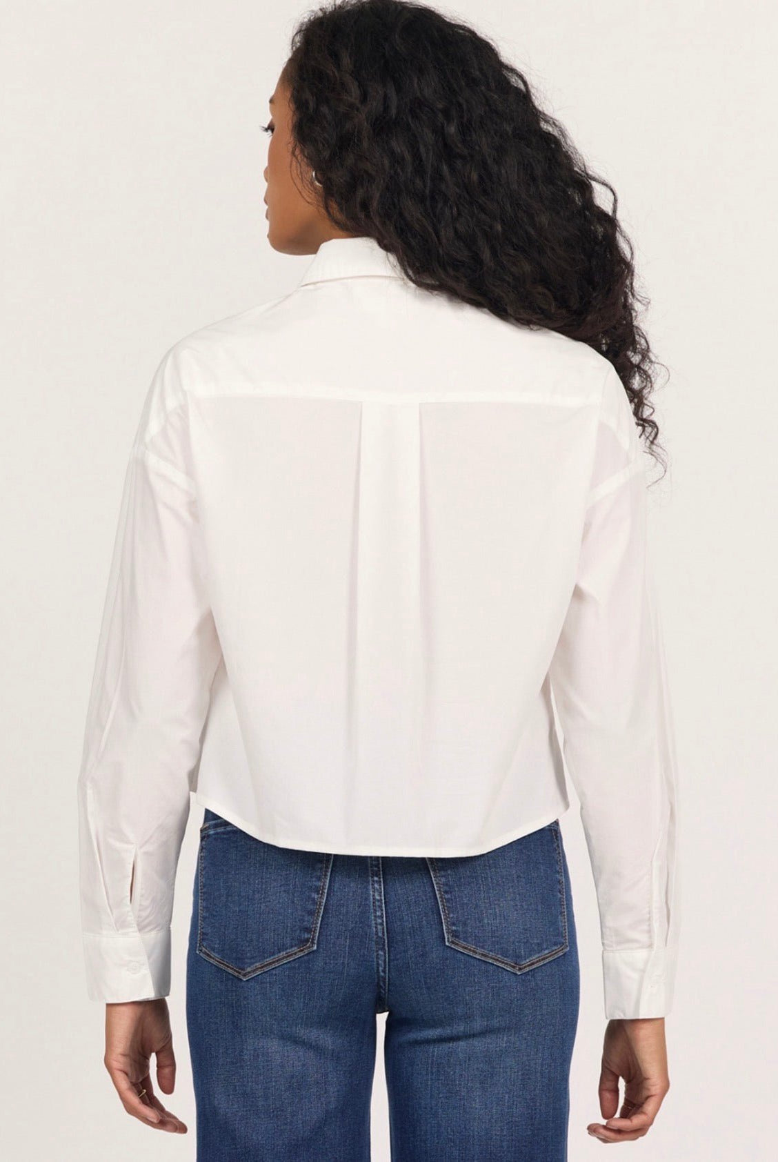 Dear John Crystal Collar Button-Down - Fleur-De-Lis Boutique