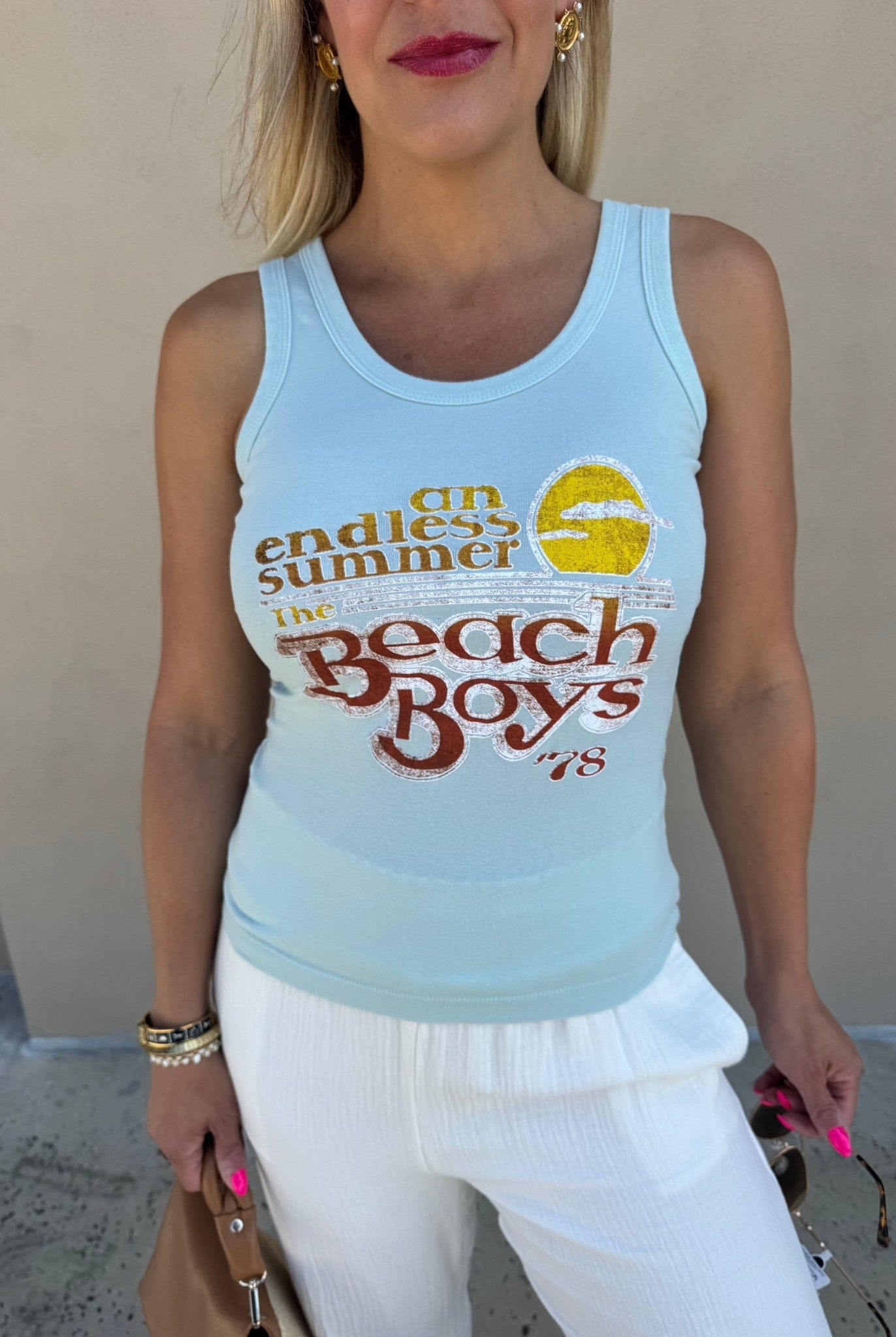People Of Leisure Beach Boys Tank - Fleur - De - Lis Boutique
