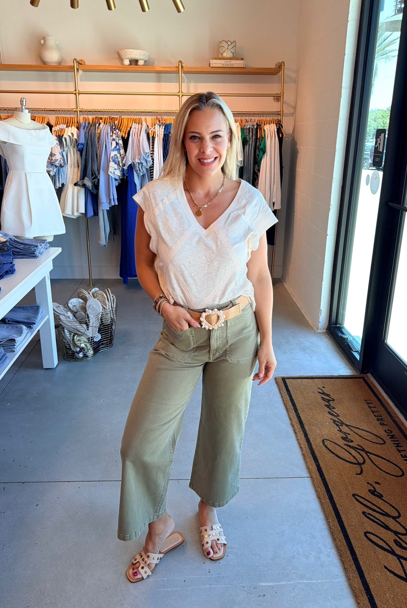Another Love Graciela Vintage Cream Top - Fleur - De - Lis Boutique