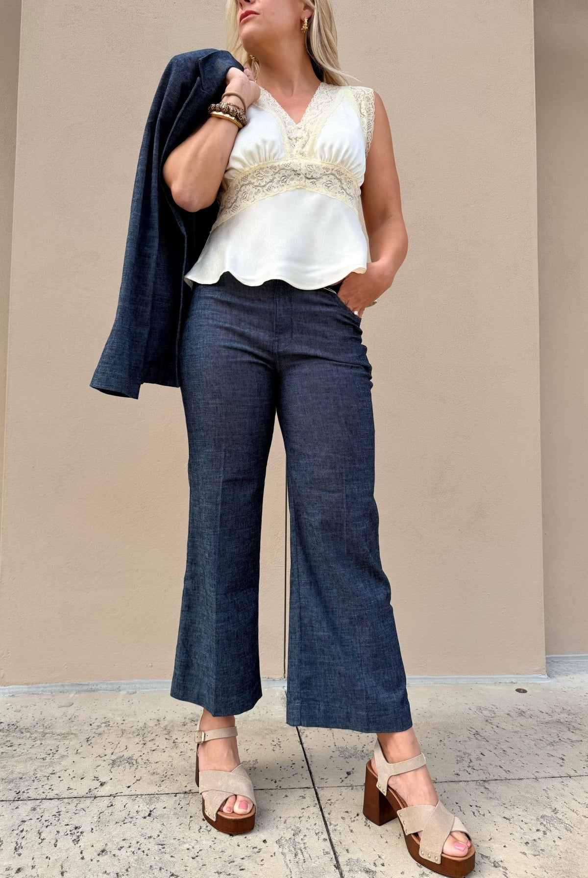 Level 99 Annabelle Wide Leg Stargazer - Fleur-De-Lis Boutique