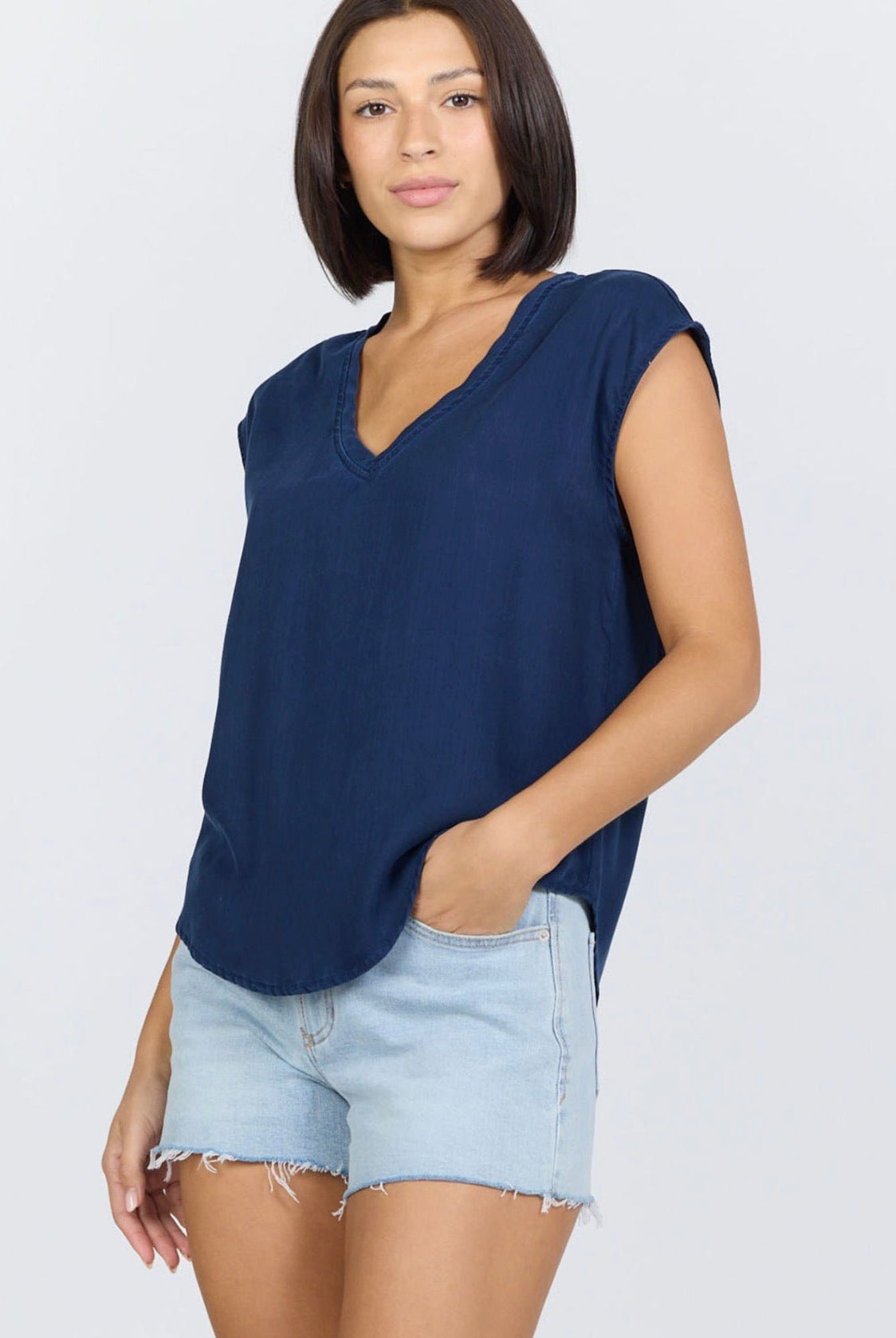 Dear John Yanis Top Navy - Fleur - De - Lis Boutique