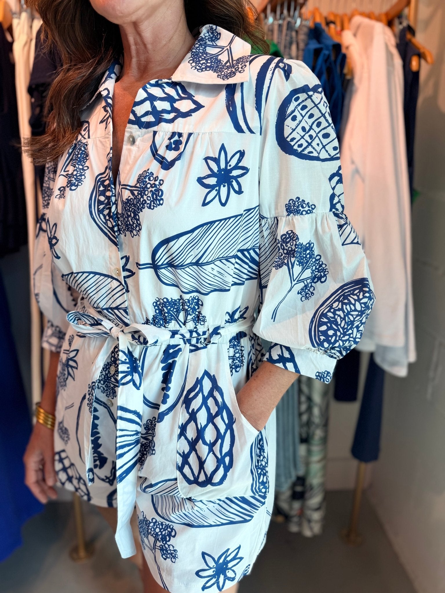 Meet Me In Santorini Tropical Delight Romper - Fleur - De - Lis Boutique