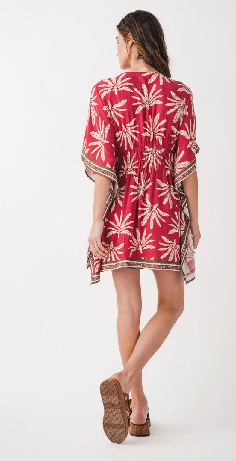 Surf Gypsy Printed Crepe Cover Up - Fleur - De - Lis Boutique